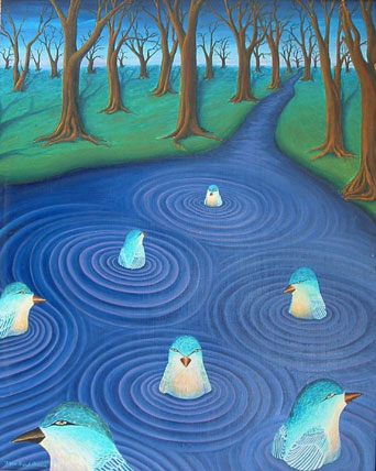 Aquabird Dream, by Robin Urton
