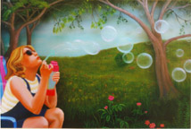Blowing Bubbles by Robin Urton